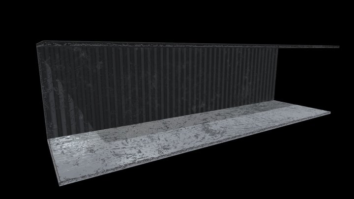 Cargo Container 3D Model