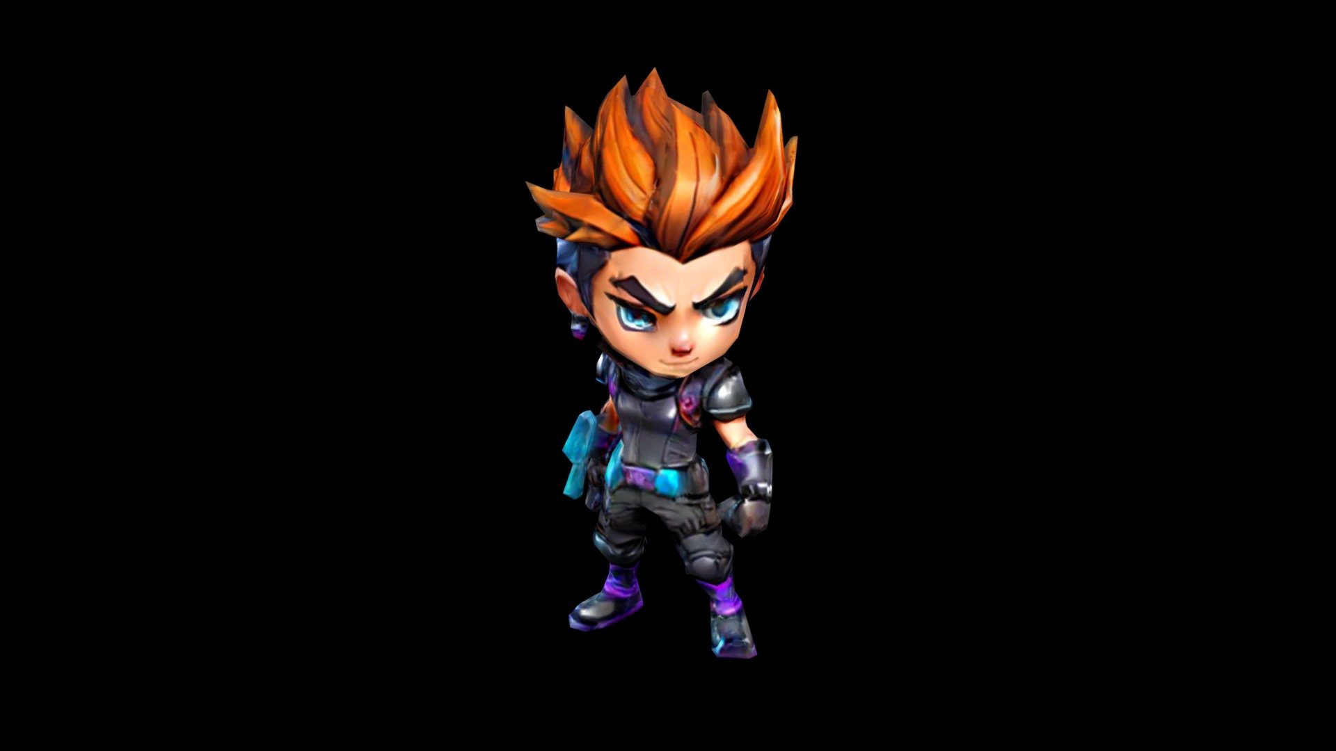 Anime Cartoon Character - Download Free 3D model by klrxyz [99bc9d4 ...