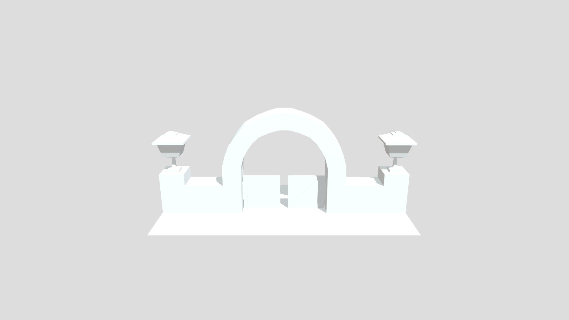 Main Gate — Sketchfab embed 3D viewer