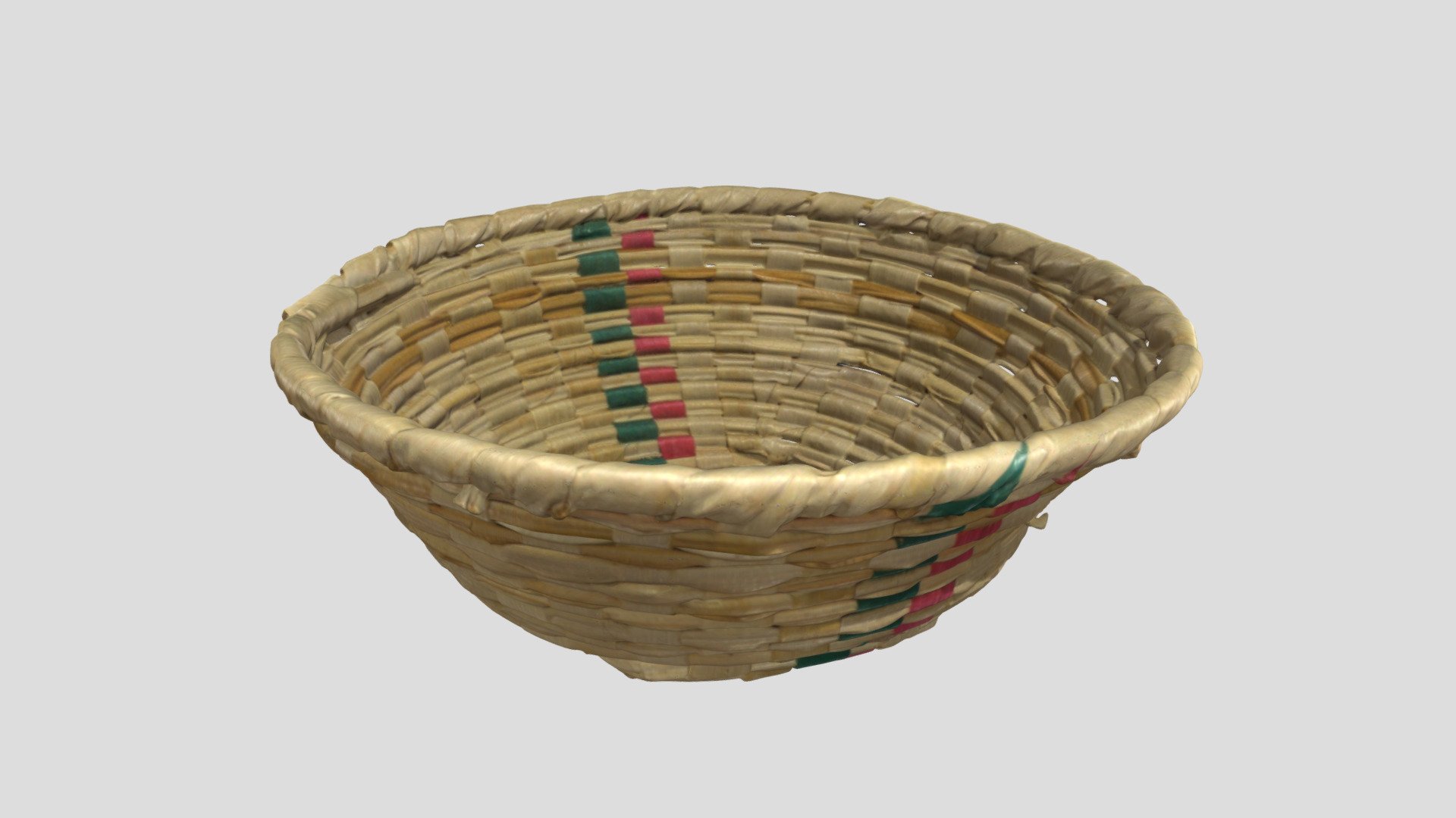 Ghanian straw container - 3D model by Aberdeen City Libraries ...