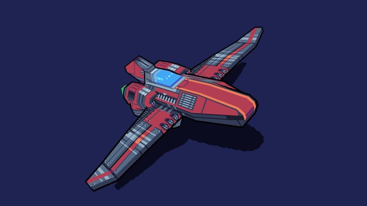 Star Fighter 3D Model