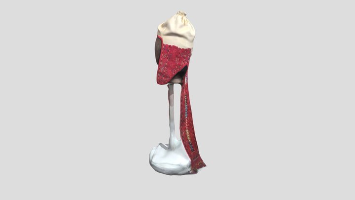 Cap-Takiya. Kyrgyz Marriage Cap 3D Model
