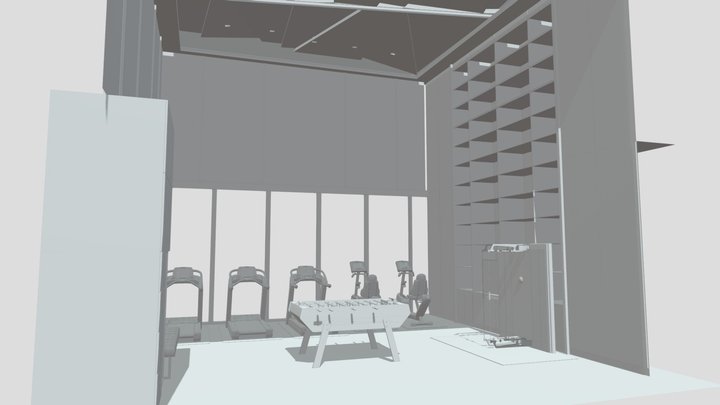 上昕_亞昕一沐_健身房 3D Model