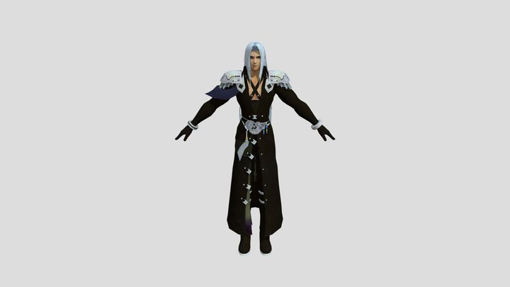 Sephiroth(Mobius Final Fantasy) 3D Model
