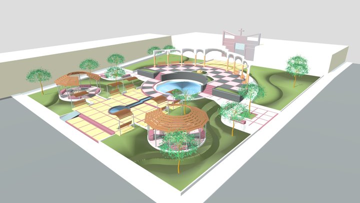 PARQUE SAN MARTIN 2 3D Model