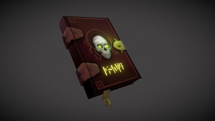 Unholy Tome 3D Model