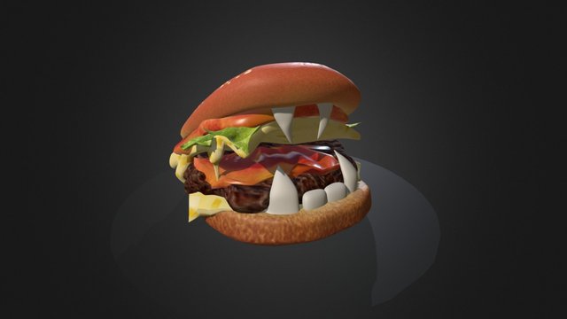 Hamburger Bad 3D Model