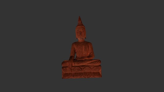 Buddha Carving 3D Model