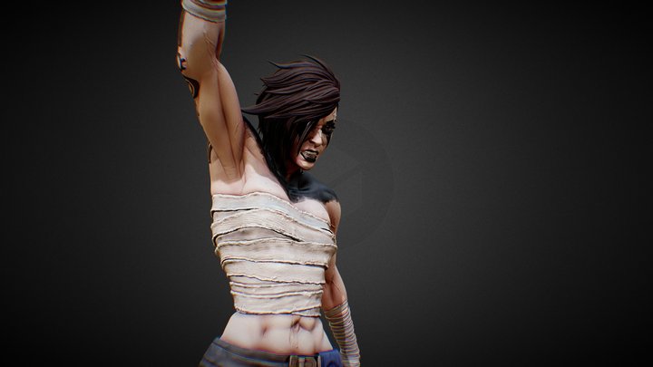 Vi stands for Victory (no jacket) 3D Model