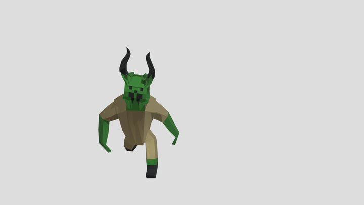 Org Walking 3D Model