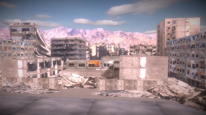 Map02 IHARA City 3D Model