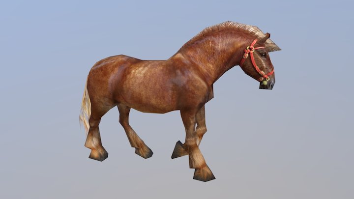 Horse Asset 3D Model