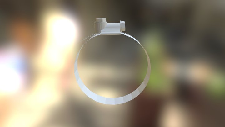 Dual Angle Hose Clamp 3D Model