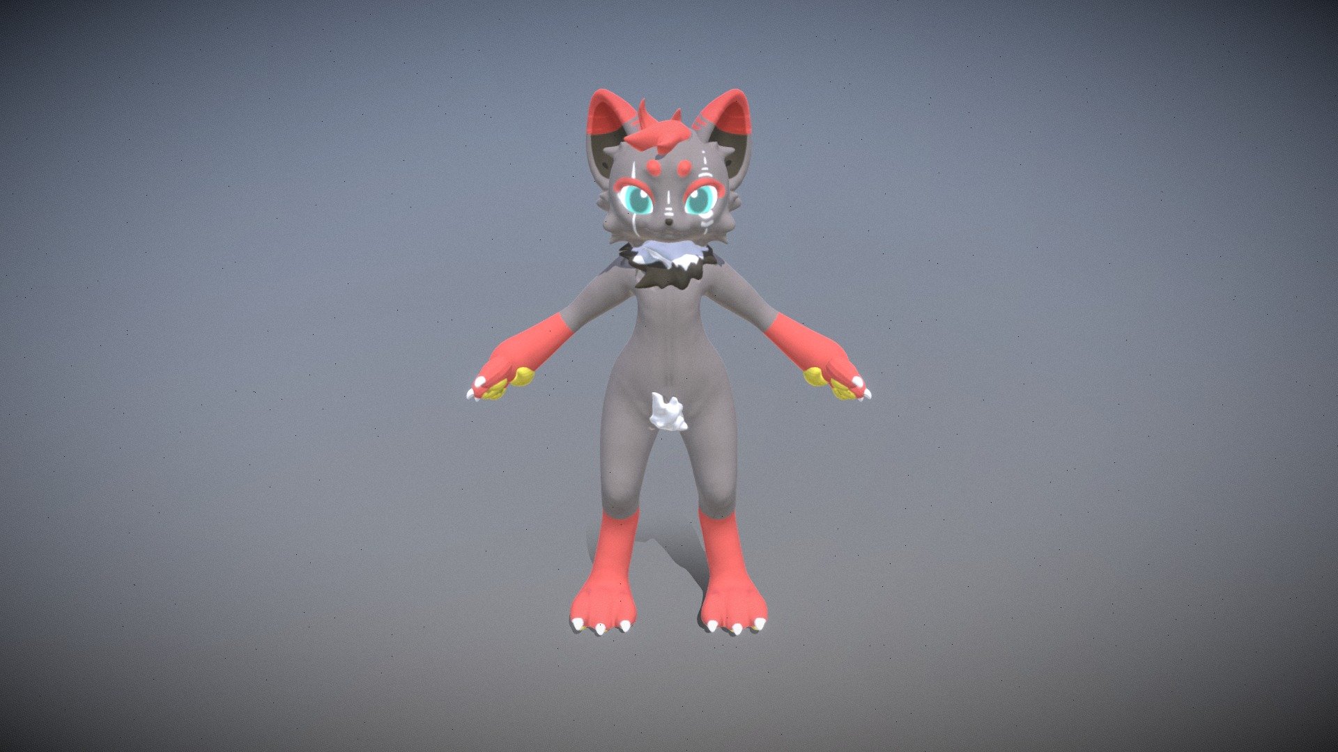 Sakuto(OC) - 3D model by Pattie (@Pattie0910) [99c6b8d] - Sketchfab