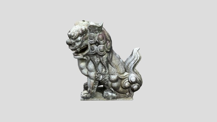 Shinto Guard Dog (Komainu) 3D Model