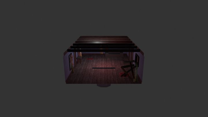 Tribute Room: Evil Dead II, living room interior 3D Model