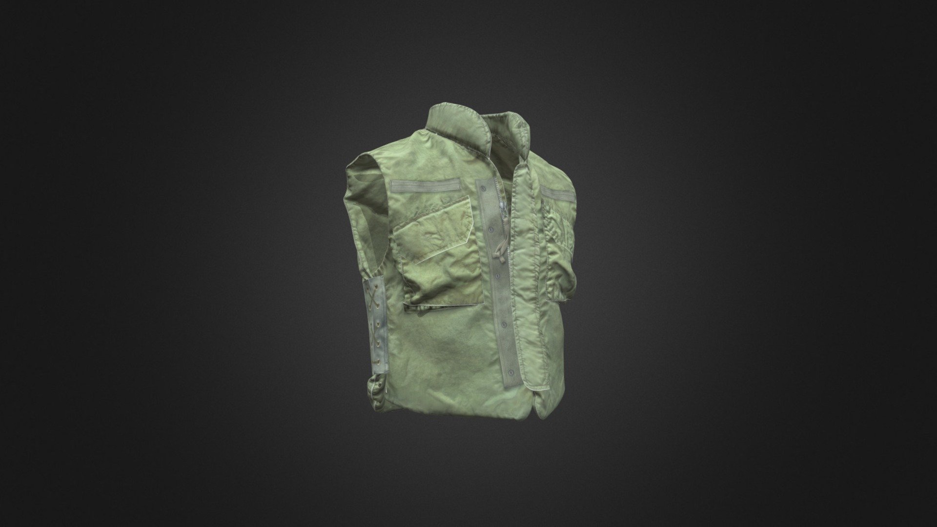 M69 Flak Vest Vietnam Body Armour Download Free 3D model by Colin