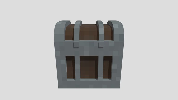 Simple mc chest 3D Model