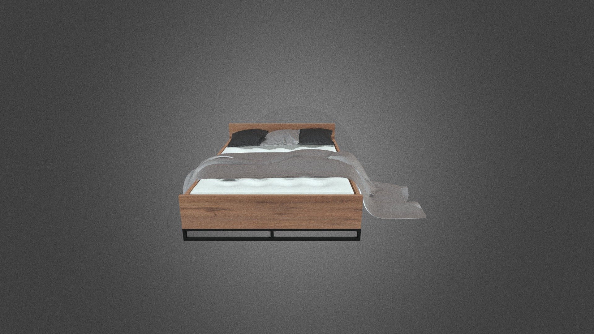 Another bed... — Sketchfab embed 3D viewer