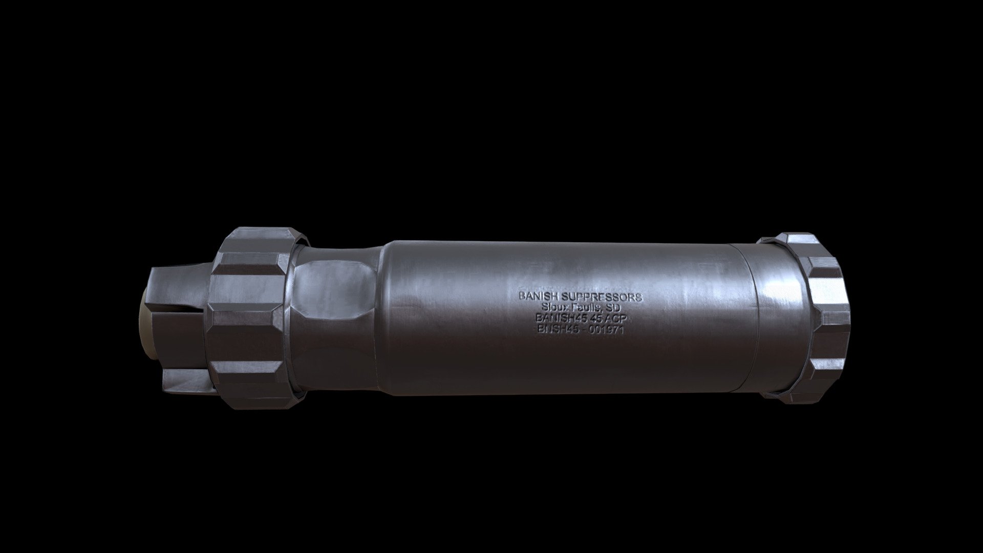 Silencer Model - 3D model by ayesha15 [99ca3c4] - Sketchfab
