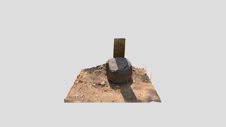 Reality Scan Test - Boulder rock 3D Model