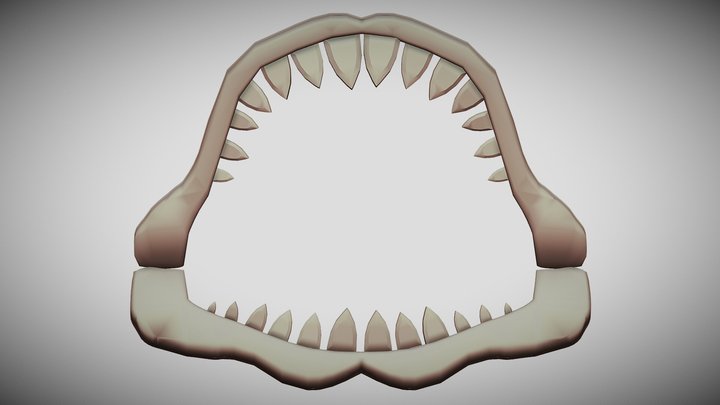 SharkBite Classic's Megalodon Jaw – Kostenloses 3D-Modell STL