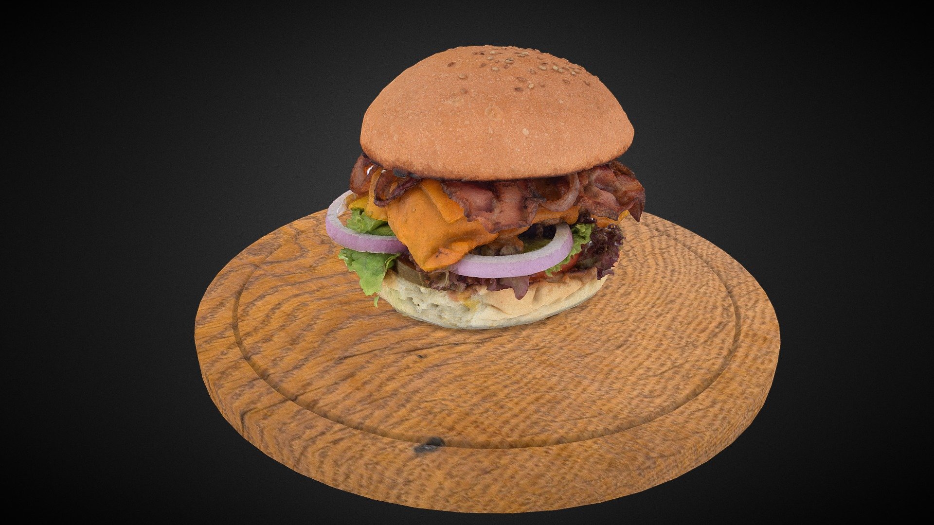 Wooden Plate Round Last
