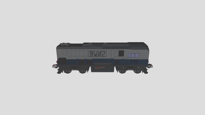 S9 Class Diesel Shunter 3D Model