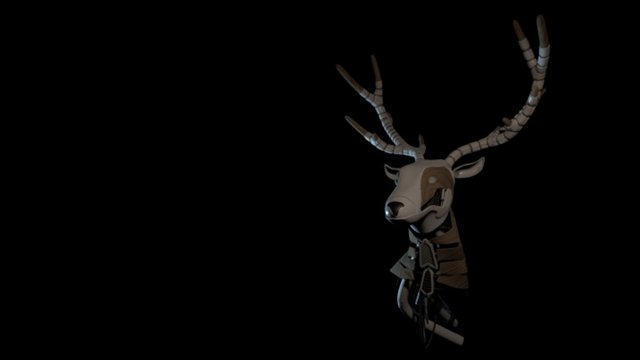 Mechanical Deer 3D Model