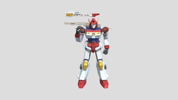 Retro Mecha Pilot 3D Model
