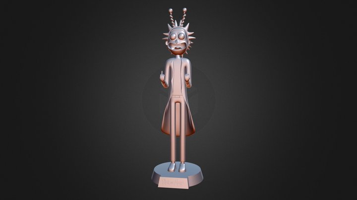 Rick Sanchez 3D Model