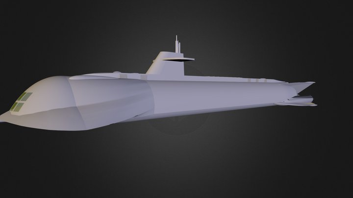 USS Seaview, Voyage to the Bottom of the Sea 3D Model