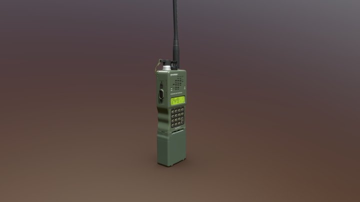 Military walkie-talkie 3D Model