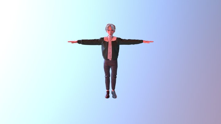 trendy boy 3D Model