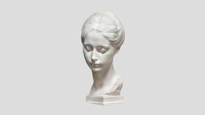 Female-plaster-head 3D Model