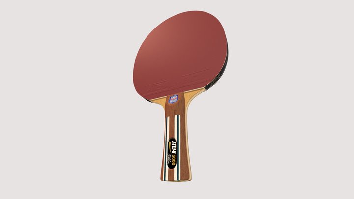 Atemi 5000 Balsa Carbon replica 3D Model