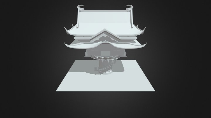 Temple Test001 3D Model