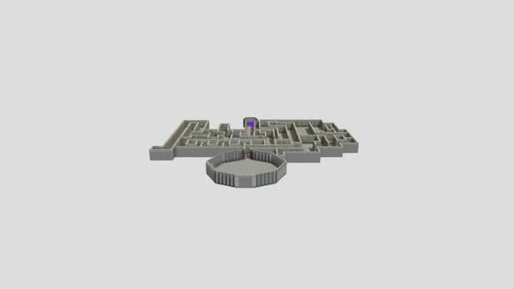 Labirinto ben texturizzato per l'ISIS Europa 3D Model