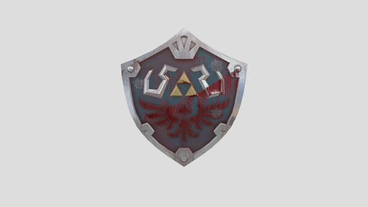 Hylian Shield 3D Model