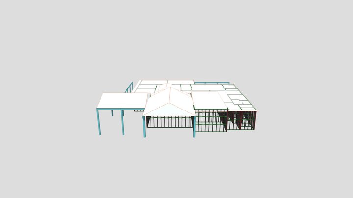 New Office Ceiling 3D 3D Model