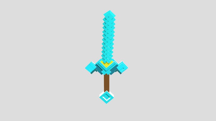 Diamond Sword 3D Model