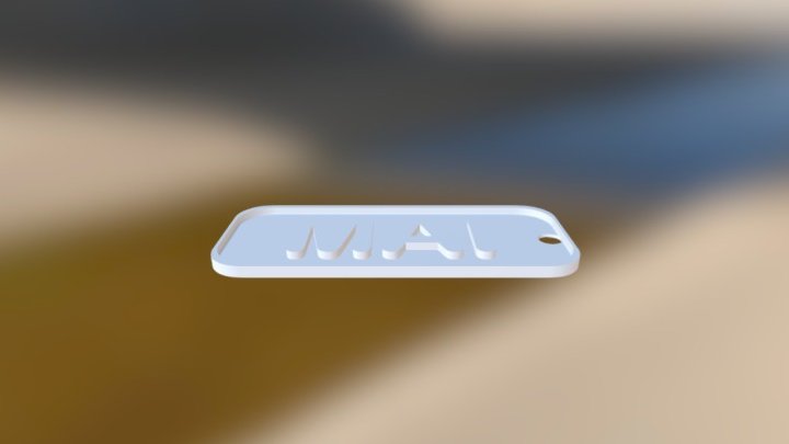 MAI key chain 3D Model
