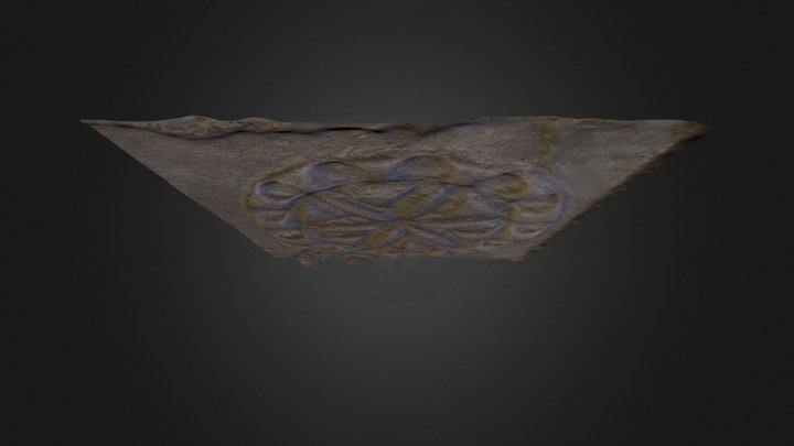 Motivo geométrico decorativo (con textura) 3D Model