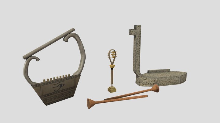 Antique Instruments_Bake 3D Model