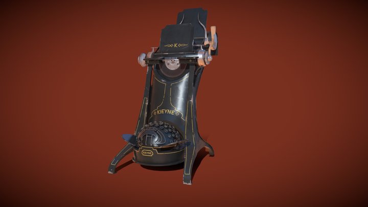 Dishonored 2 - Kieyne Typewriter 3D Model