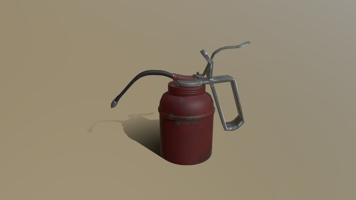 Oil Canister 3D Model