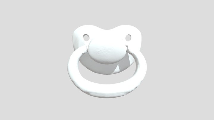 Blue Pacifier 3D Model