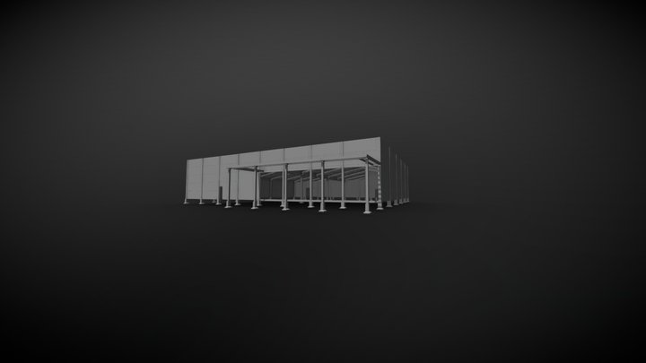 Croqui 3D - Mercado Asun - Xangrilá 3D Model