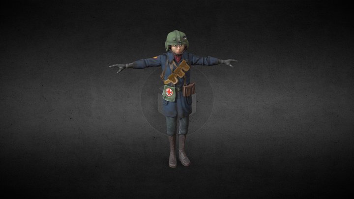 Fallout Organic Textured WIP 3D Model