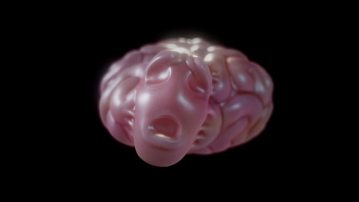 Sculptjanuary #23 Mood: Insanity 3D Model